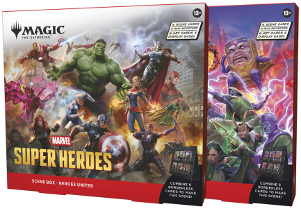 Marvel Super Heroes - Boite scénique - Lot des 2 Scènes