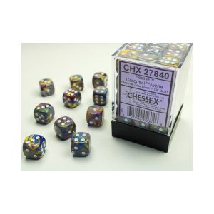 chessex-set-de-36-des-6-festive-carousel-blanc-new-