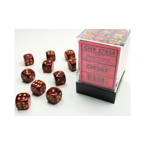 chessex-set-de-36-des-6-vortex-bordeaux-or-new-