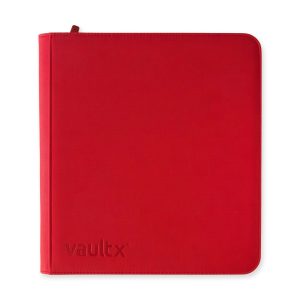 Vault X – Exo-Tec Zip Binder XL 12-Pocket – Fire Red