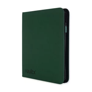 Vault X – Exo-Tec Zip Binder XL 12-Pocket – Forest Green