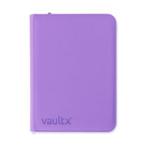 Vault X – Exo-Tec Zip Binder 9-Pocket – Just Purple
