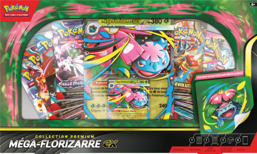 Pokémon - Coffret Collection Premium - Méga-Florizarre ex (8 boosters)