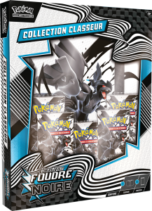 Pokémon - Foudre Noire - Portfolio (A4) + 5 boosters