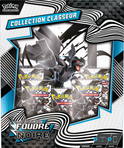 Pokémon - Foudre Noire - Portfolio (A4) + 5 boosters