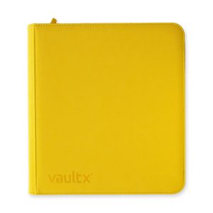 Vault X – Exo-Tec Zip Binder 12-Pocket – Sunrise Yellow